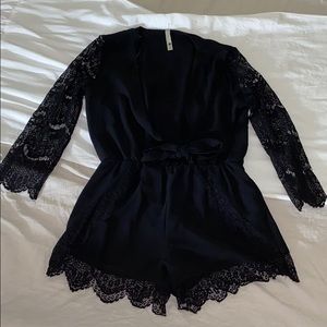 Black Sexy Romper